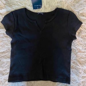 new with tags brandy melville cropped baby tee